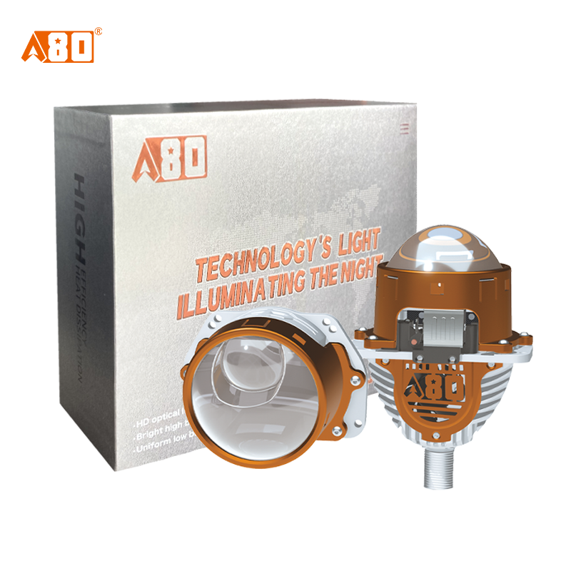 A80-GT3 Car LED Dual-light Lens Headlight – A80caidi