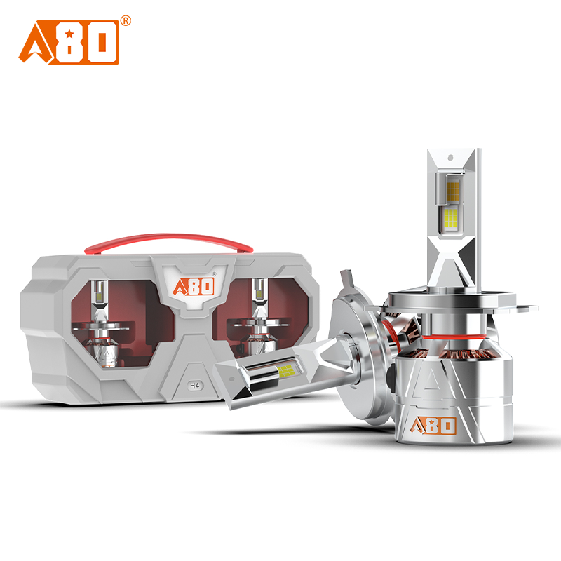 A80-A13 Car LED Headlight Bulbs |160W 12000LM 6000K H4 H7