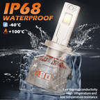 A80-A14 Car LED Headlight Bulbs |220W 22000/12000LM 6000K