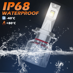 A80-A13 Car LED Headlight Bulbs |160W 12000LM 6000K H4 H7