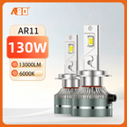 A80-AR11 LED Headlight Bulbs | High Low Beam 6000K White Dc12v 130W 13000Lm