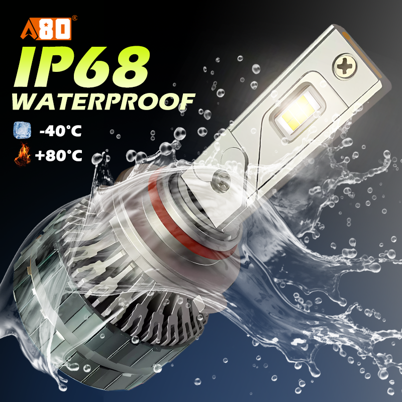 A80-AR11 LED Headlight Bulbs | High Low Beam 6000K White Dc12v 130W 13000Lm