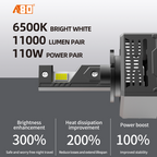A80-AR2 LED Headlight Bulbs | D1S 12V D1S D2S D3S D4S D5S 50000Lm 6000K