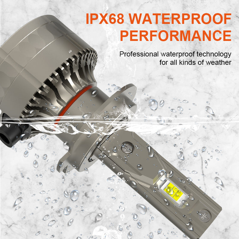 A80-AR4 LED Headlight Bulbs | 130W 12000LM 6000K