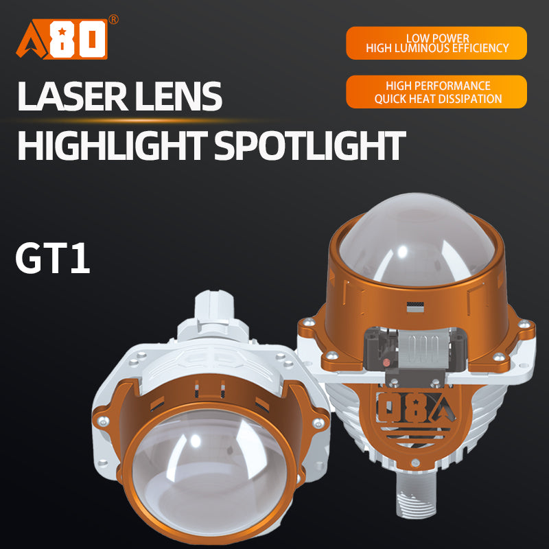 A80-GT1 Car LED Dual-light Lens Headlight