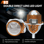 A80-GT2 Car LED Dual-light Lens Headlight