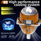 A80-GT3 Car LED Dual-light Lens Headlight