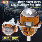 A80-GT3 Car LED Dual-light Lens Headlight