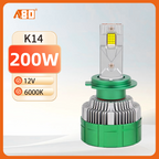 A80-K14 Car LED Headlight Bulbs CANBUS |with Turbo Fan 160W