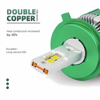 A80-K14 Car LED Headlight Bulbs CANBUS |with Turbo Fan 160W