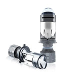 A80 A82 80W H4 Mini Bi-LED Projector Lens Headlight – 8,000LM, 6000K White, Hi/Lo Beam, IP68 Waterproof, Universal Retrofit