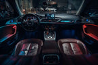 A80 Colorful Ambient Light Kit For Audi A6 C7 2012-2018 Carbon Fiber Pattern Co-pilot Ambient Light