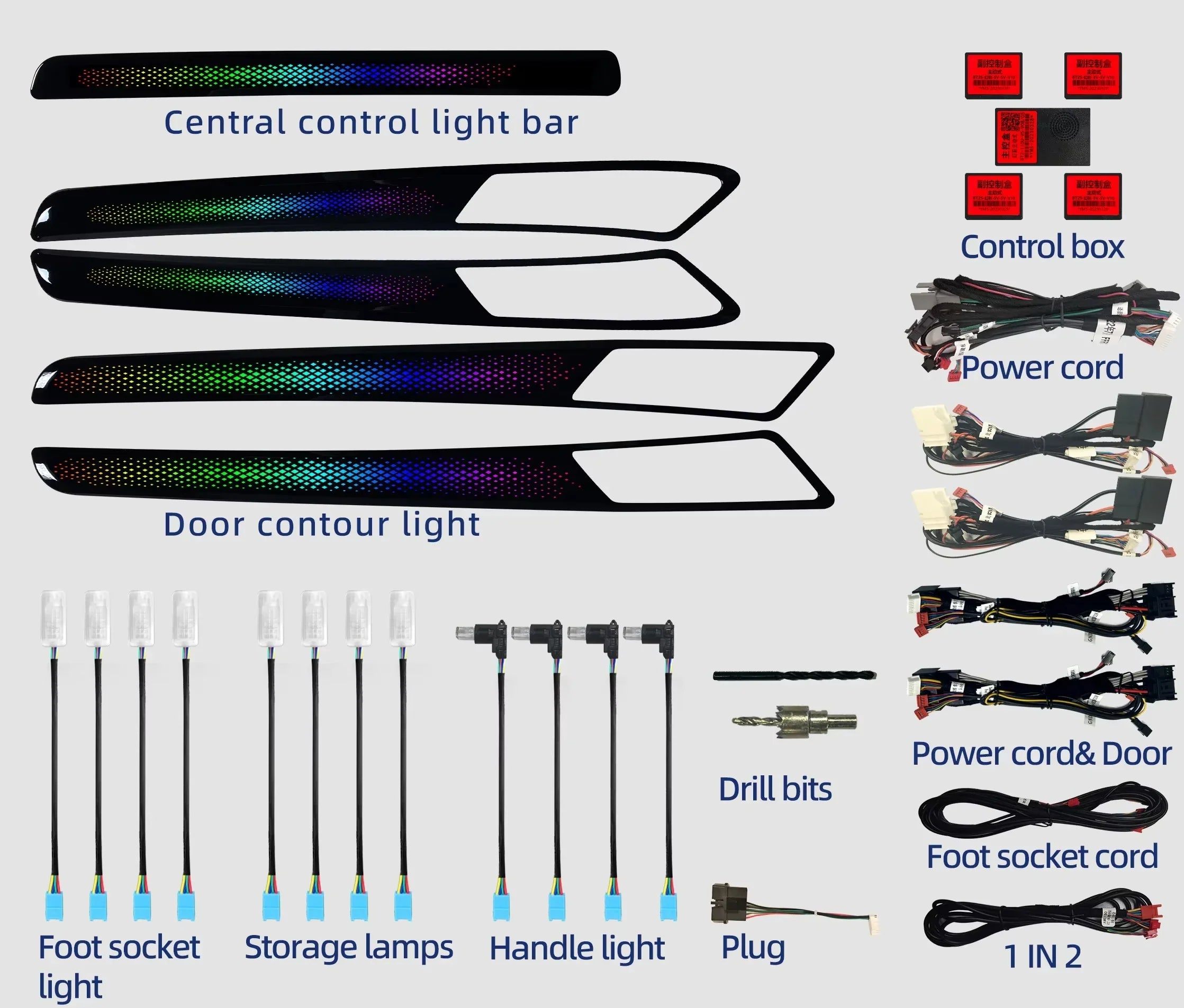 Automobile Interior Decor LED Atmosphere Light 256 color Ambient Lights For vw golf 7 mk7 Ambient Light