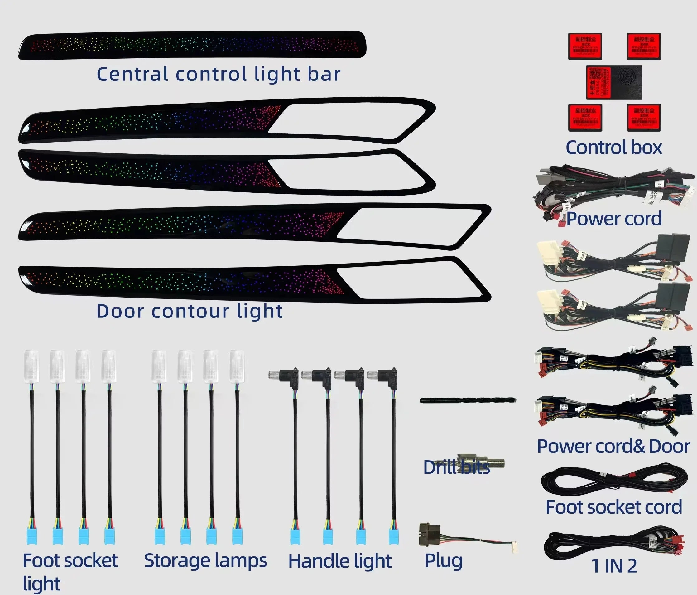 Automobile Interior Decor LED Atmosphere Light 256 color Ambient Lights For vw golf 7 mk7 Ambient Light