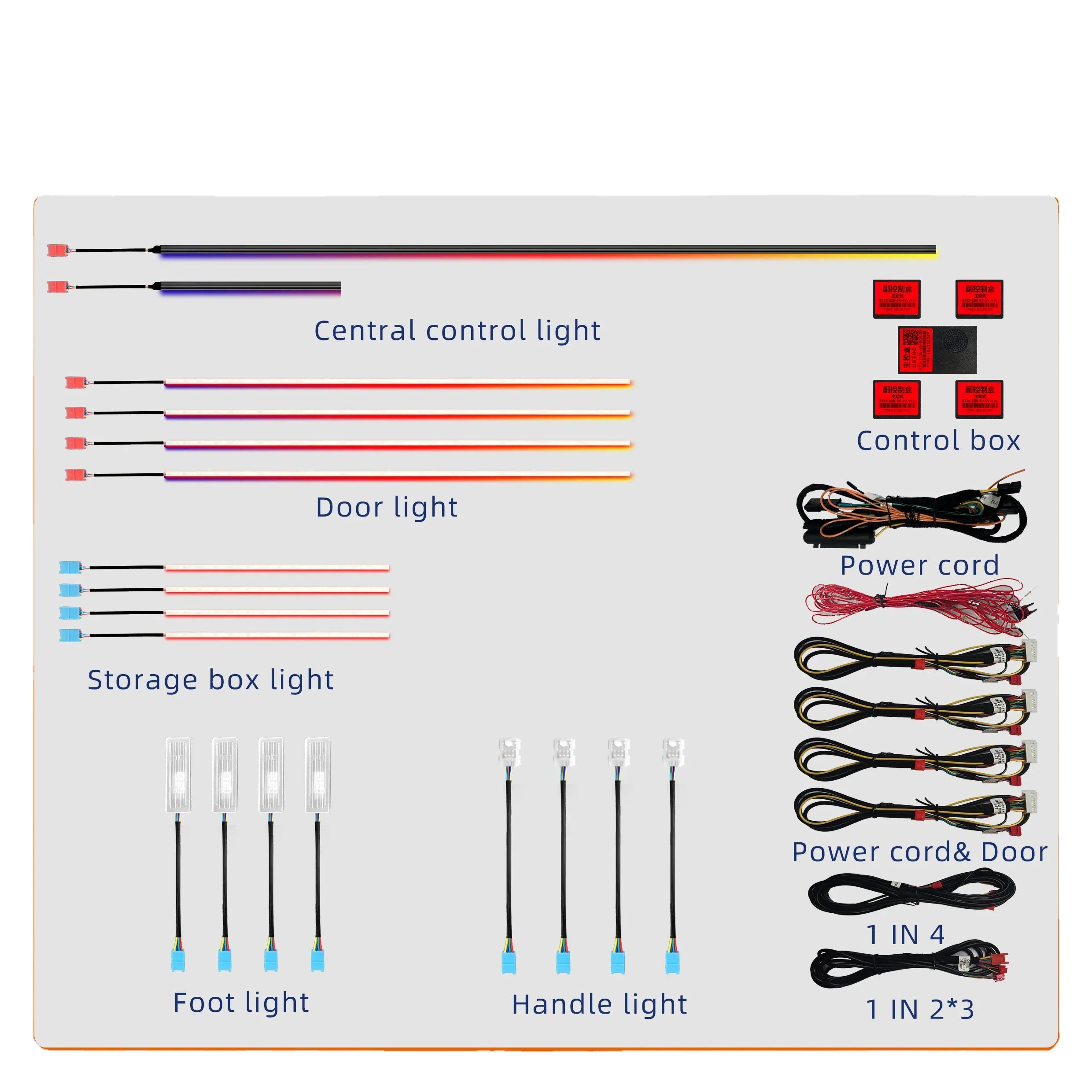 Dynamic Ambient Lighting 64 Colors  For BMW 5 Series F10 F11 2011 - 2017 Interior Atmosphere LED Lighting Accessories
