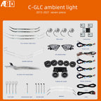 Car starry sky/magic lamp interior ambient light decorative lighting suitable for Mercedes-Benz C-Class w204 2010-2014