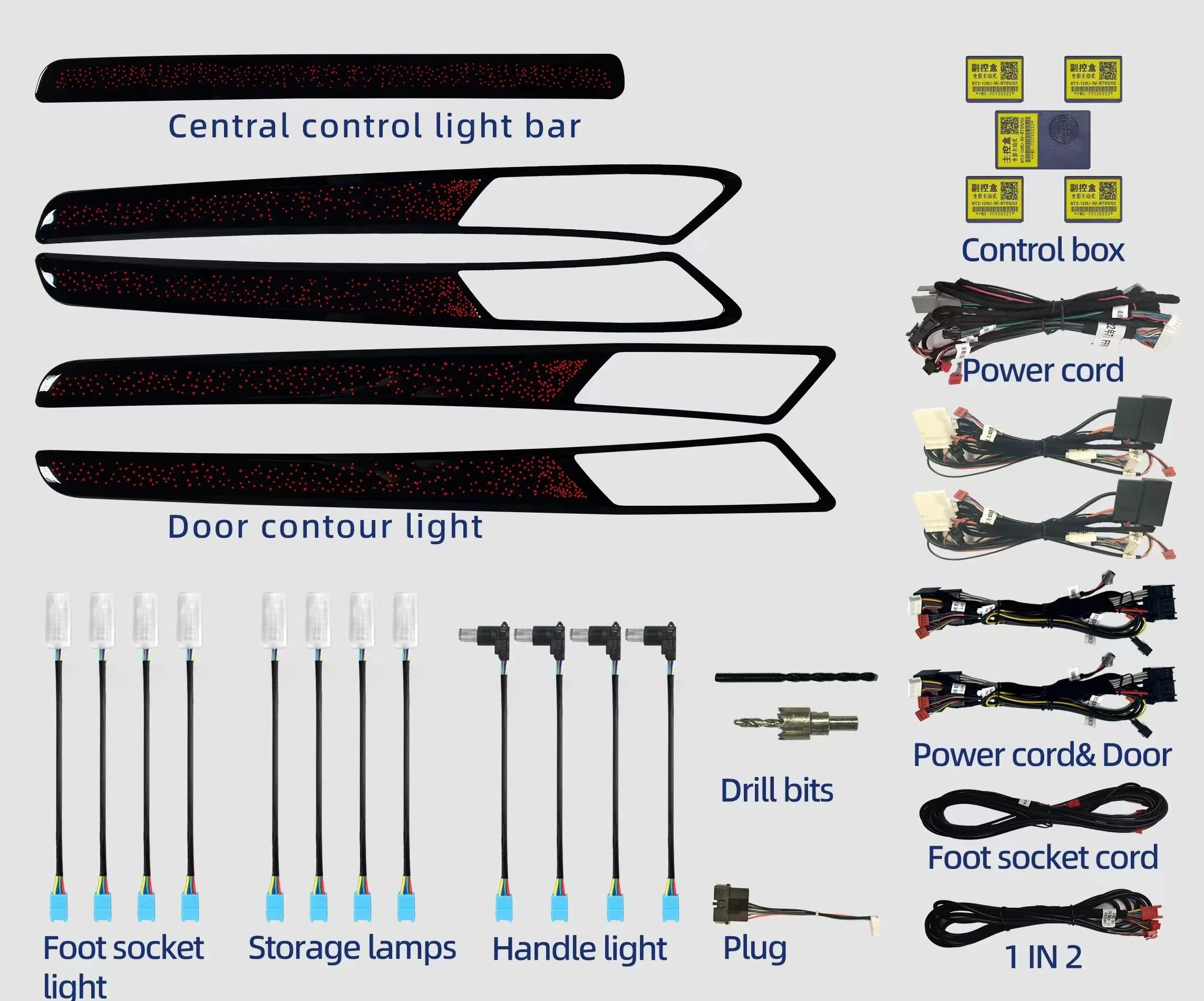 Automobile Interior Decor LED Atmosphere Light 256 color Ambient Lights For vw golf 7 mk7 Ambient Light