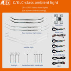 Car starry sky/magic lamp interior ambient light decorative lighting suitable for Mercedes-Benz C-Class w204 2010-2014