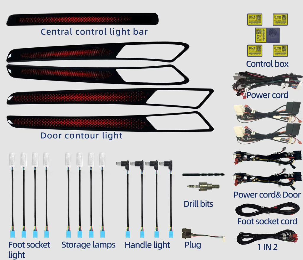 Automobile Interior Decor LED Atmosphere Light 256 color Ambient Lights For vw golf 7 mk7 Ambient Light