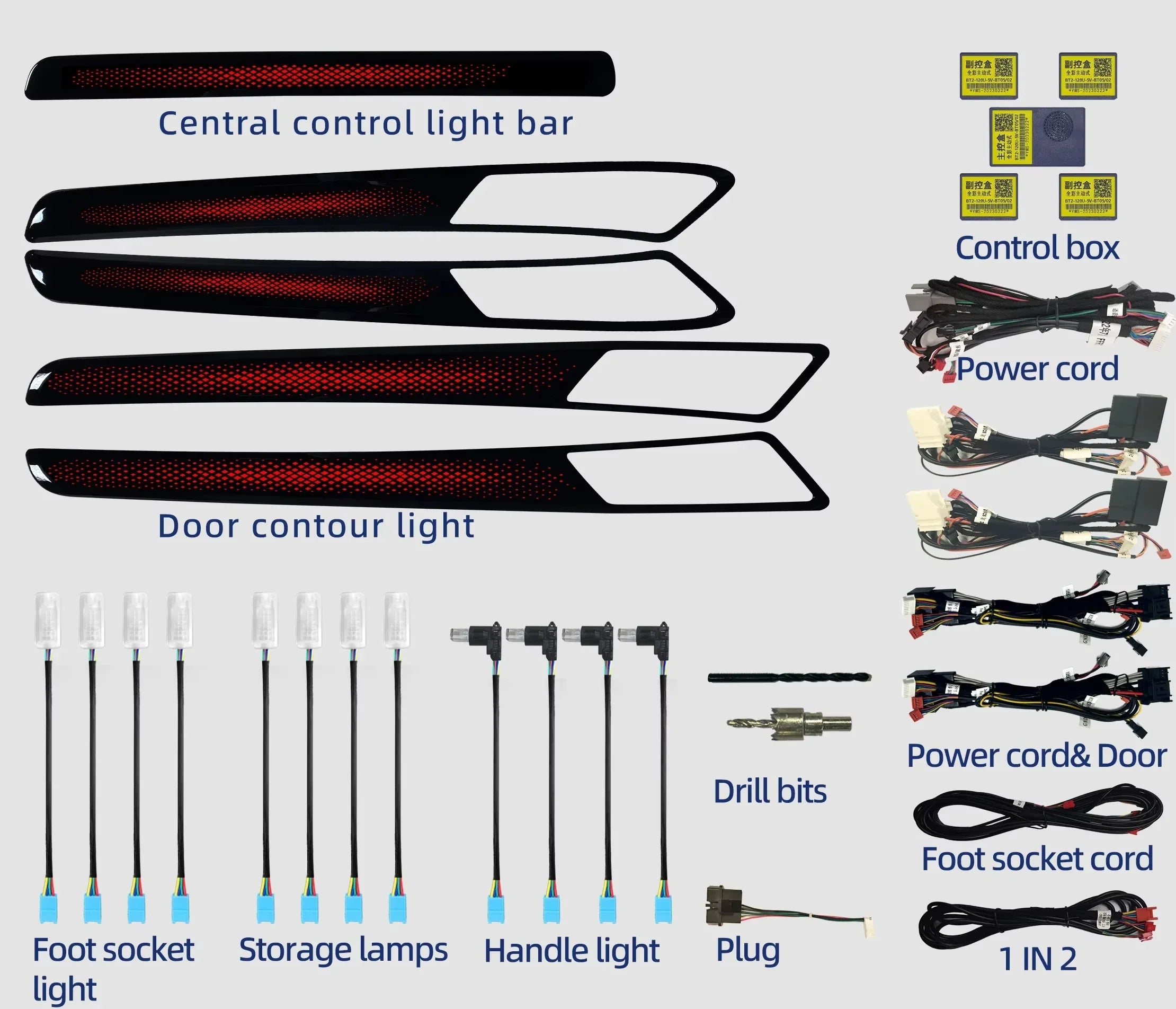 Automobile Interior Decor LED Atmosphere Light 256 color Ambient Lights For vw golf 7 mk7 Ambient Light