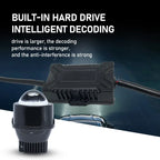 A80 F80 3.0-Inch Bi-LED Projector Lens Fog Light – 80W/Pair 13000LM Dual Beam Focused Cut-Off Car Retrofit Upgrade